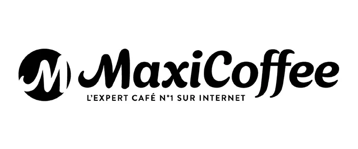 Logo de Maxicoffee, marca cliente de Integrale360